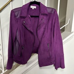 Laura Petites Moto Jacket, Size 10 Petite
